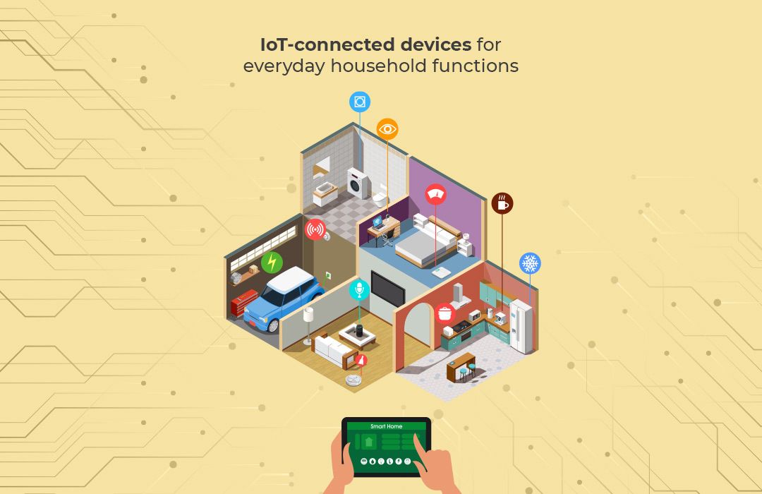 IoT connected devices for everyday household functions