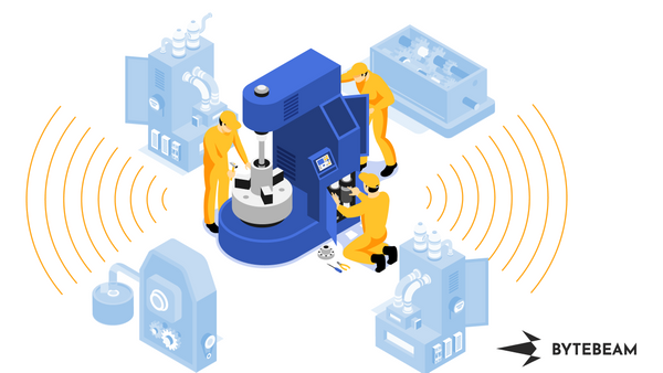 Vibration Analysis for Predictive Maintenance of Rotating Machines Using Bytebeam